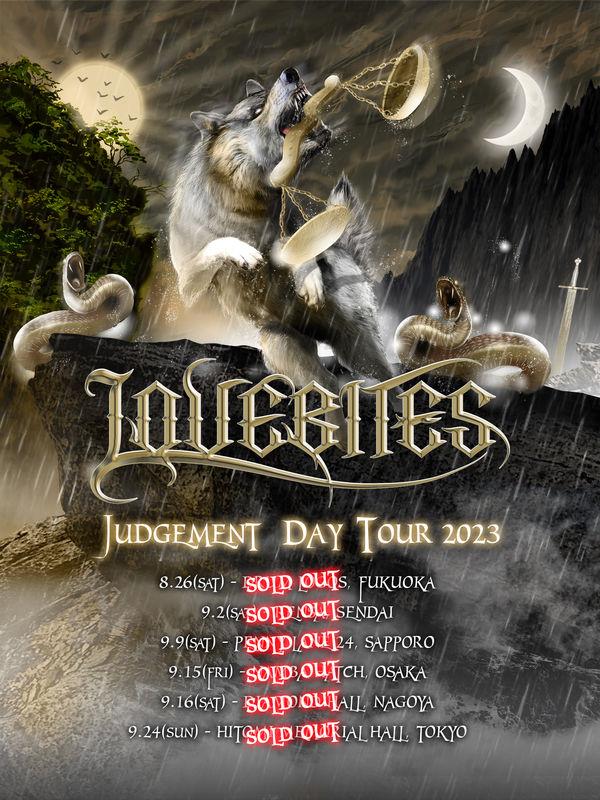 Lovebites Concertposter Judgement Day Tour 2023 Sold out